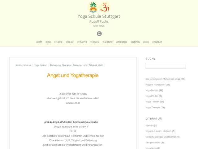 angst und yogatherapie