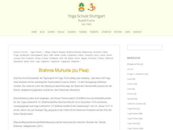 brahma muhurta zu pisa