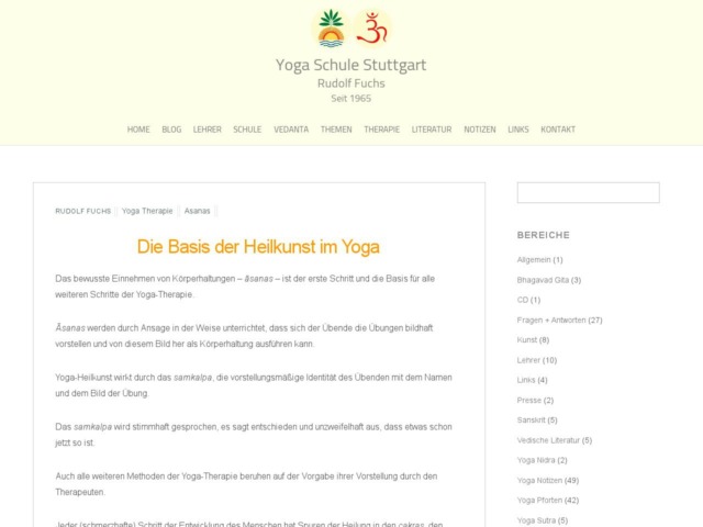 die basis der heilkunst im yoga