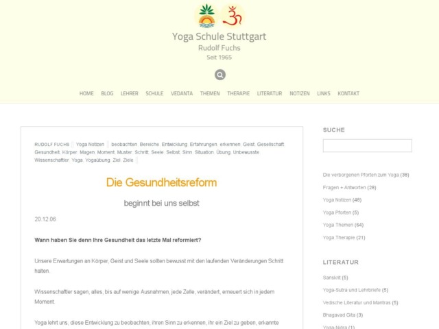 die gesundheitsreform