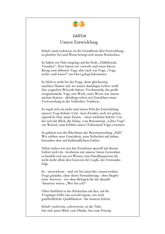tattva_Unsere_Entwicklung