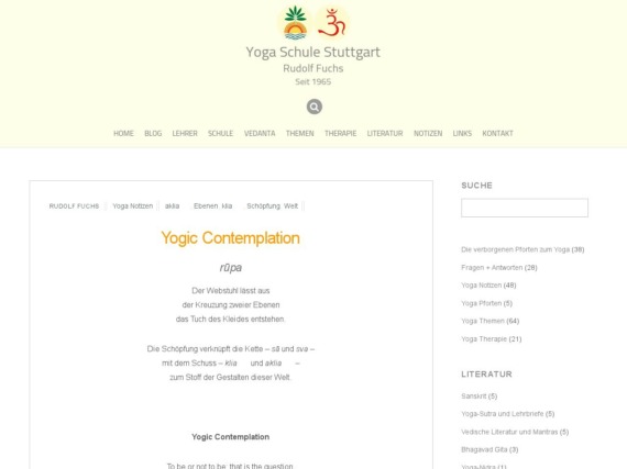 yogic contemplation