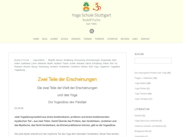zwei teile der erscheinungen